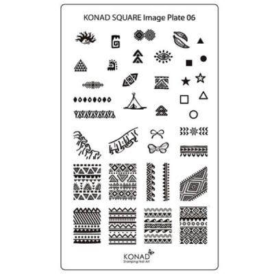 Konad Square Image Plate 06
