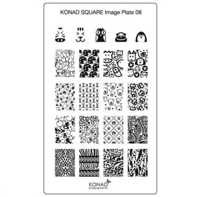 Konad Square Image Plate 08