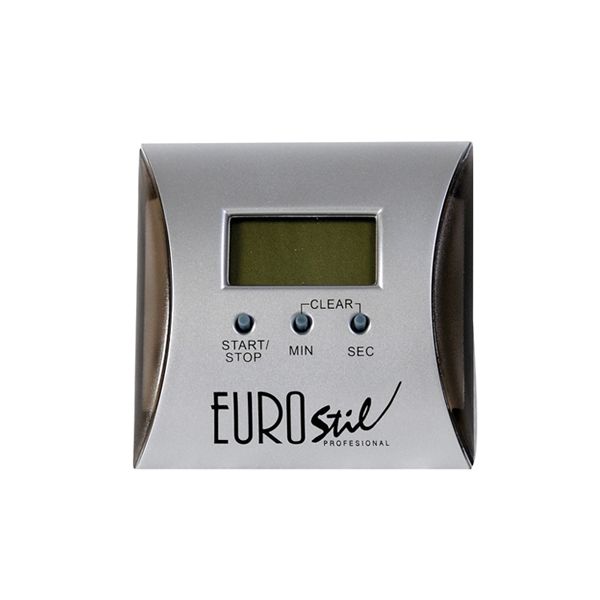 Eurostil Clock Black Colour ρολόι για επαγγελματική χρήση