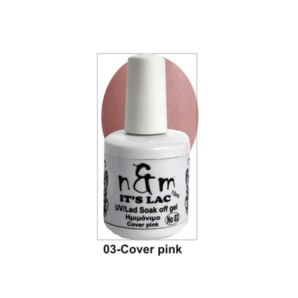 N&M 03-Cover pink Ημιμόνιμο βερνίκι15ml