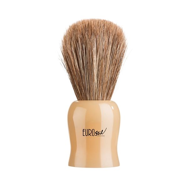 Eurostil Shaving Brush Horse Hair Beige 24mm Πινέλο ξυρίσματος
