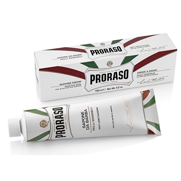 Proraso Shaving Cream Tube Sensitive Green Tea White 150ml