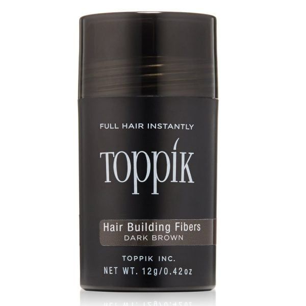 Toppik Hair Building Fibers Καστανό Σκούρο/Dark Brown 12g/0.42oz προϊόν πύκνωσης μαλλιών